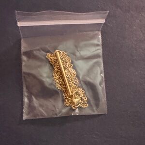 Elegant Gold Bar Pendant Necklace